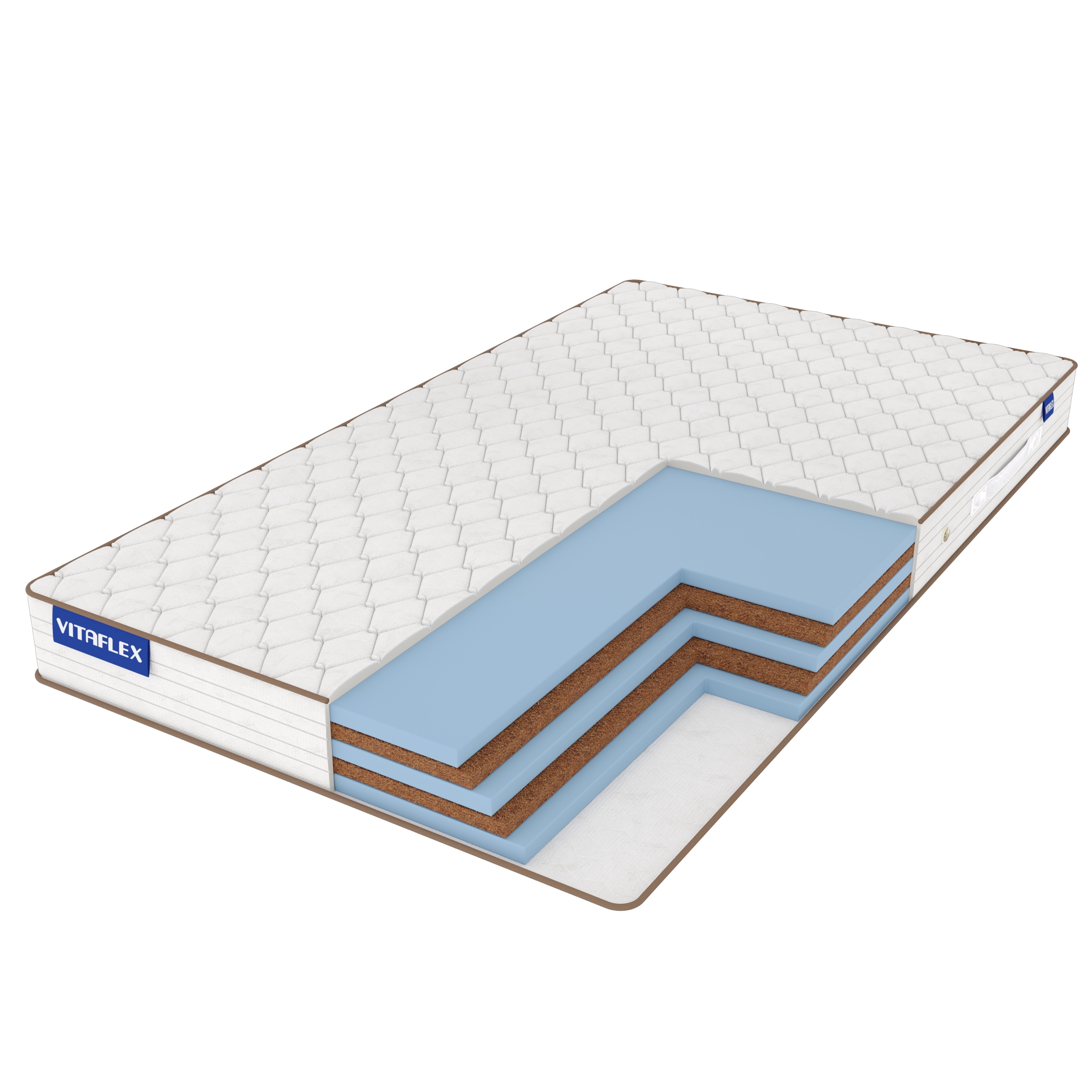 

Матрас Vitaflex Mix Foam-Hard Mini 150х180, Белый, Foam-Hard Mini