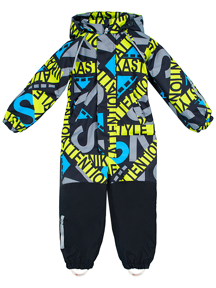 фото Комбинезон детский nikastyle 8м2122 цв. голубой; желтый; серый р. 98