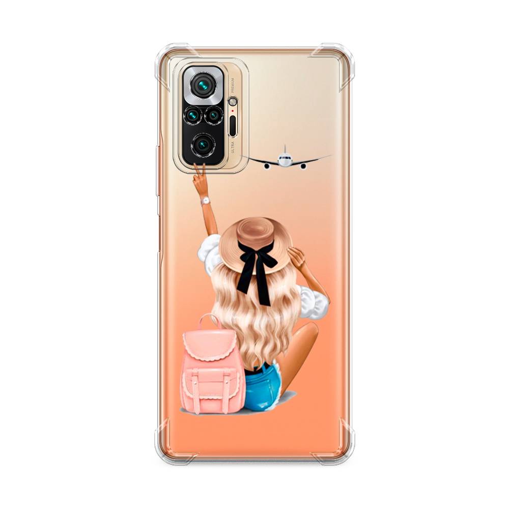 

Чехол Awog на Xiaomi Redmi Note 10 Pro "Автостопом самолетом", Разноцветный, 310051-1