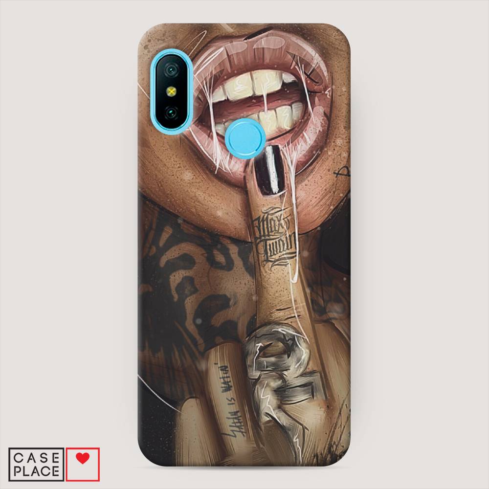 

Пластиковый чехол "Девушка с татуировками" на Xiaomi Redmi 6 Pro, 34020-7