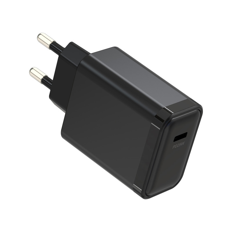 

Сетевое зарядное устройство Type-C PD 20W Black, PD
