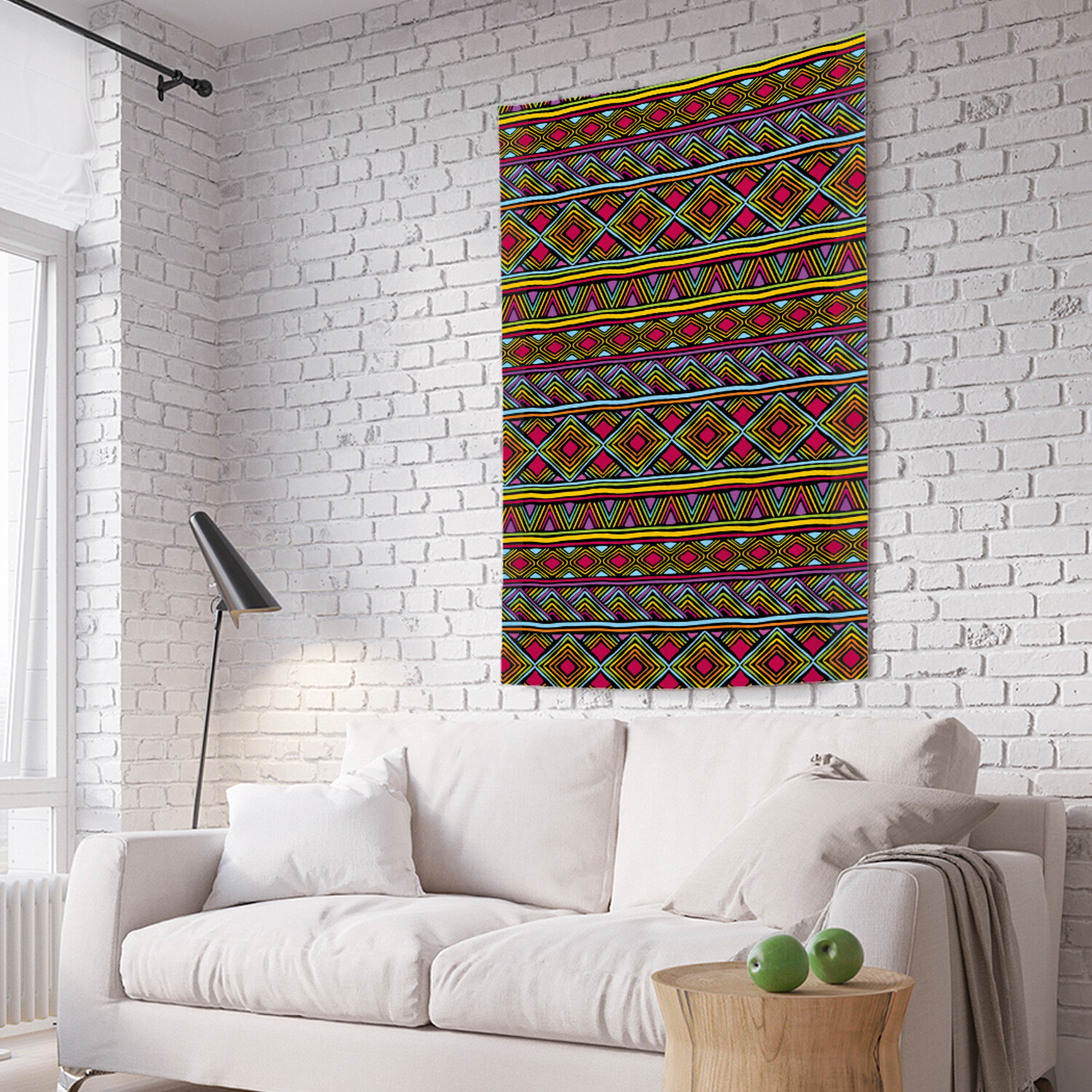

Вертикальное фотопанно на стену JoyArty Этническая геометрия 150x200 см, Этническая геометрия