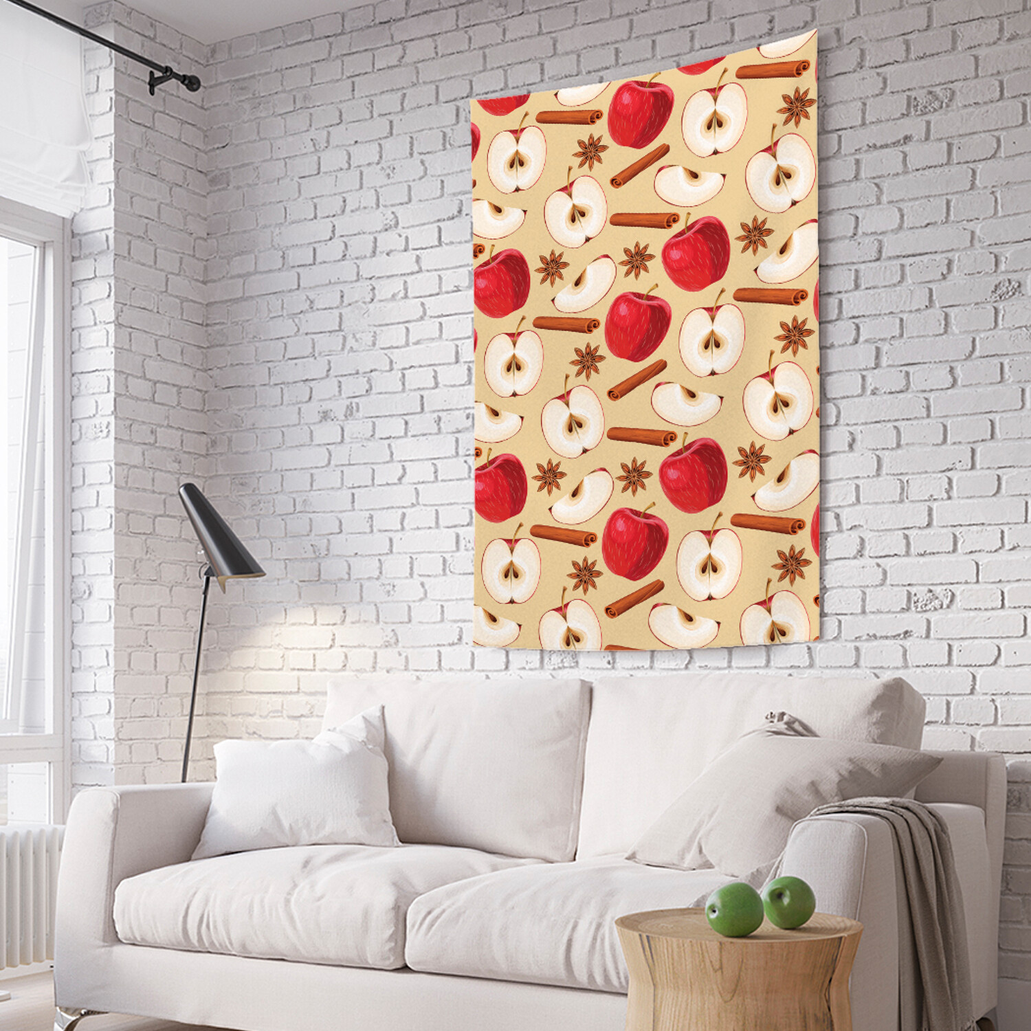 

Вертикальное фотопанно на стену JoyArty Яблоко с корицей 150x200 см, Яблоко с корицей