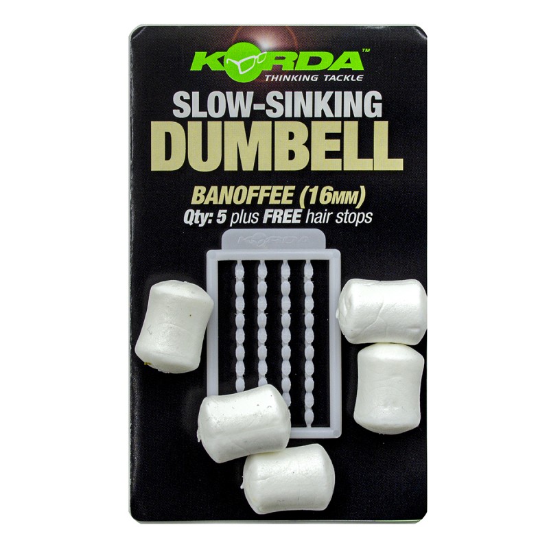 Имитационная приманка KORDA Dumbell Slow Sinking Banoffee 16мм