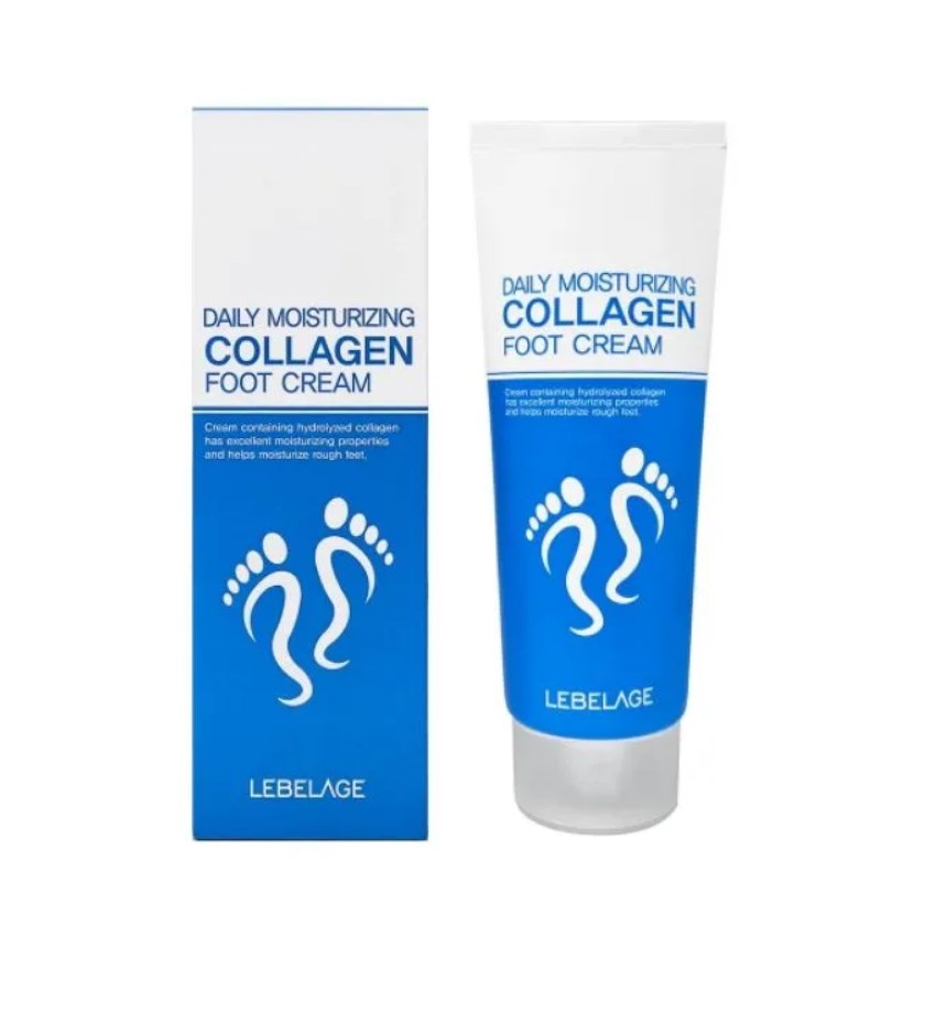 Крем для ног Lebelage Daily Moisturizing Collagen Foot Cream увлажняющий с коллагеном 100г
