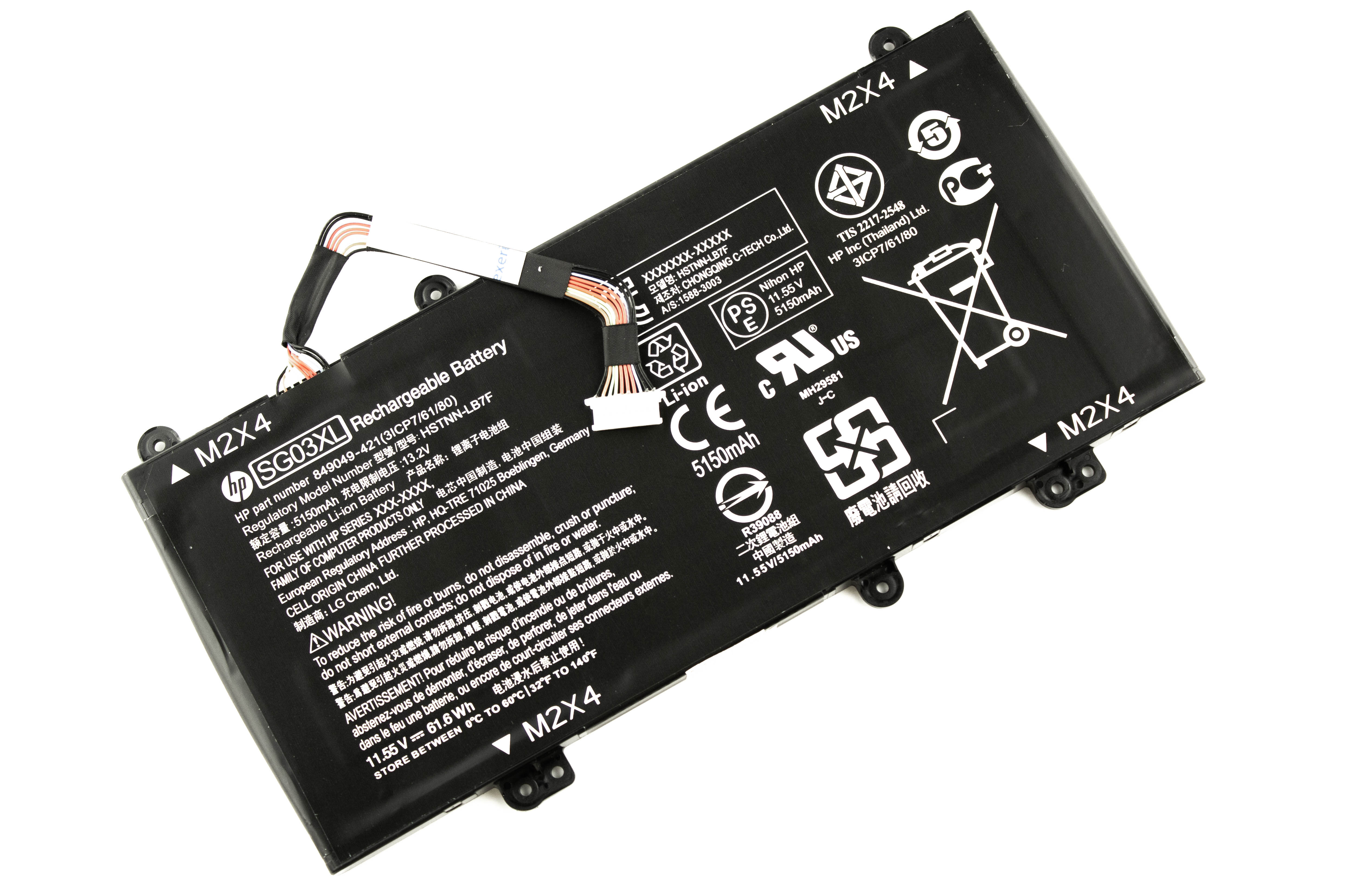 

Аккумулятор для ноутбука HP ENVY M7-U109DX (11.55V 5150mAh) ORG 849314-850