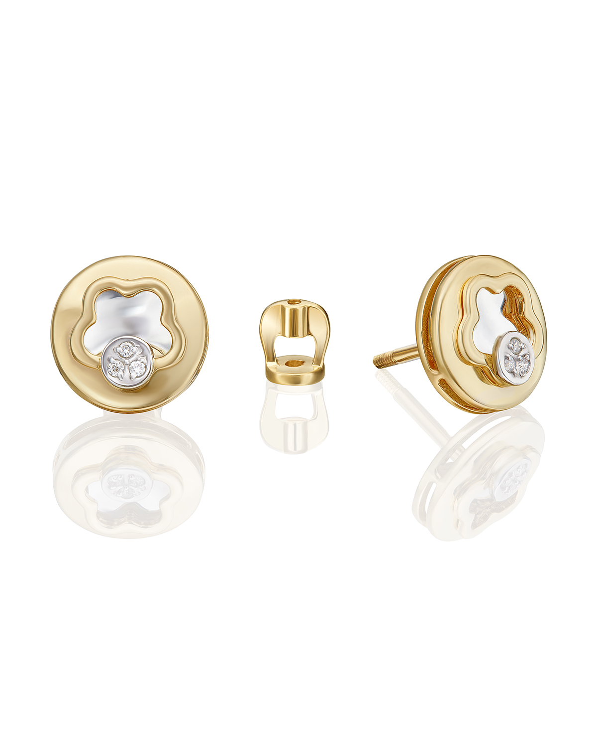 

Серьги из золота PLATINA jewelry 02-4988-00, бриллиант, 02-4988-00