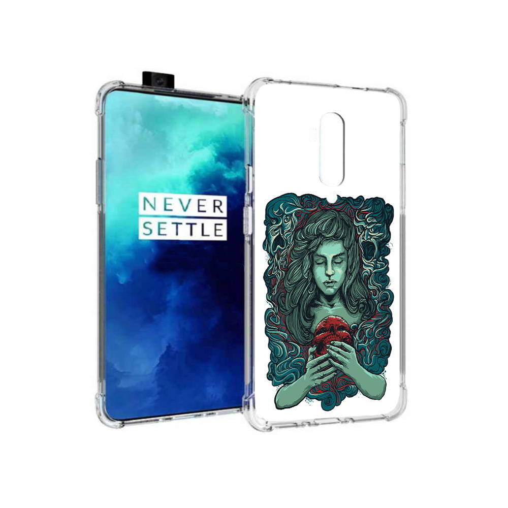 

Чехол MyPads Tocco для OnePlus 7T Pro спящая девушка (PT139735.142.619), Прозрачный, Tocco