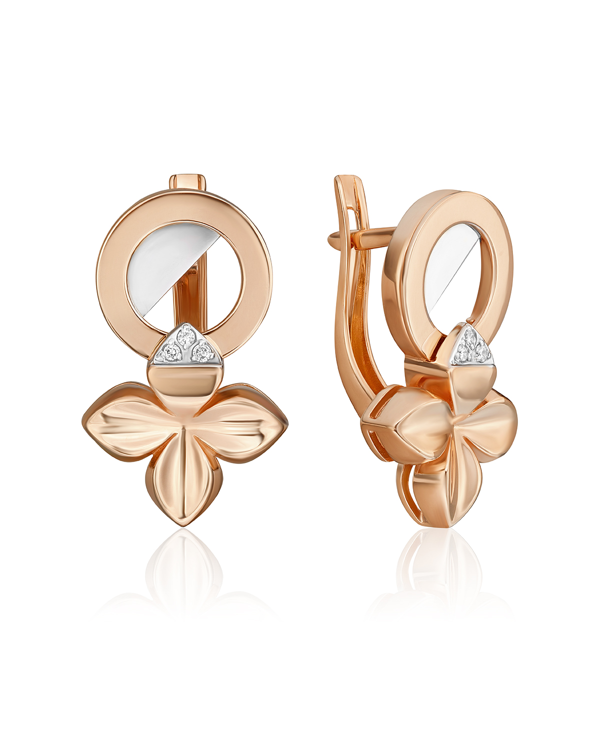 

Серьги из золота PLATINA jewelry 02-4982-00, бриллиант, 02-4982-00