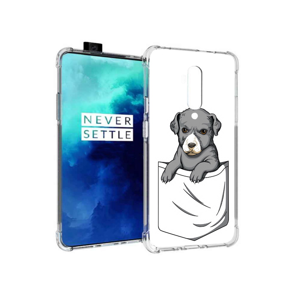 Чехол MyPads Tocco для OnePlus 7T Pro собачка в кармане (PT139735.142.611)