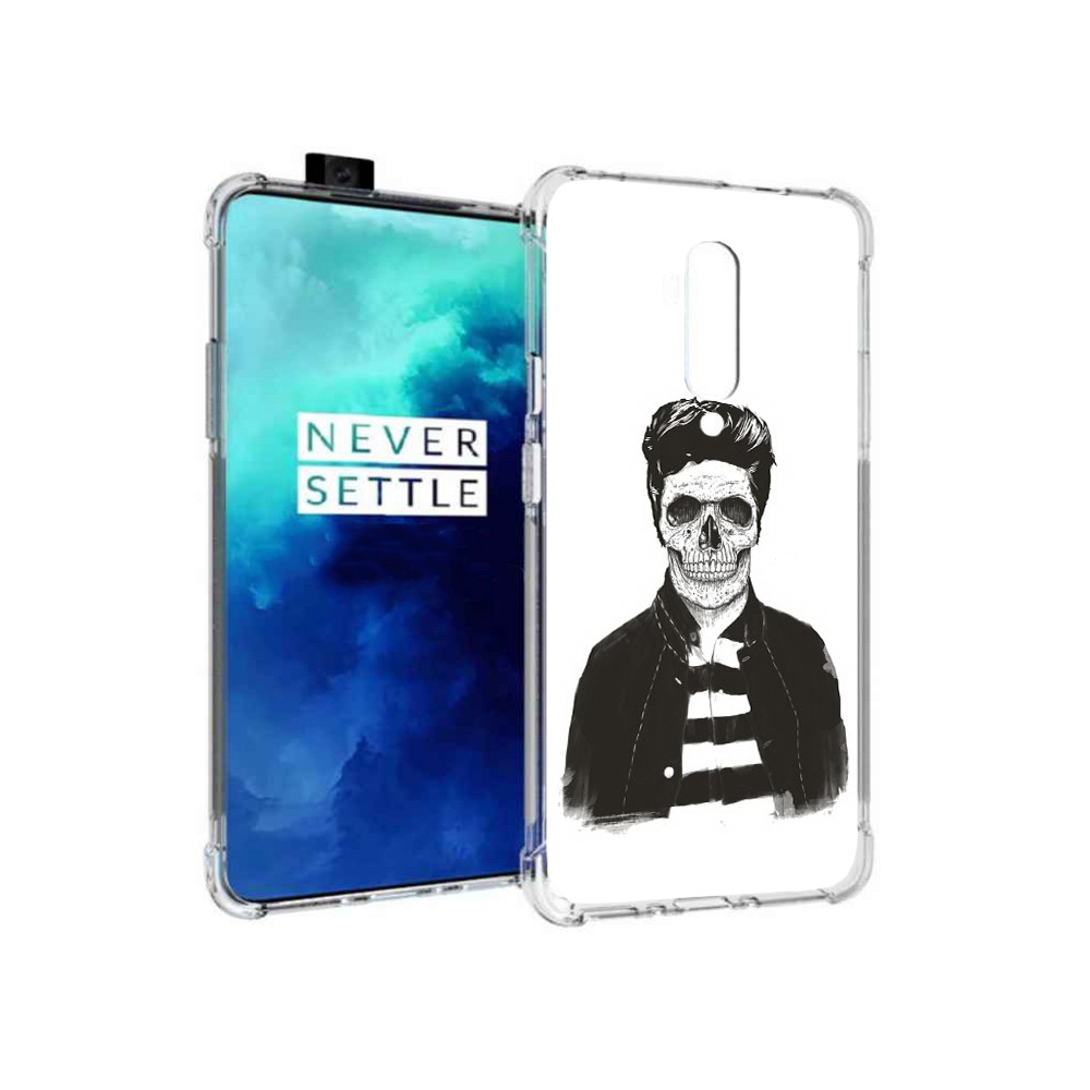 

Чехол MyPads Tocco для OnePlus 7T Pro скелет (PT139735.142.604), Прозрачный, Tocco