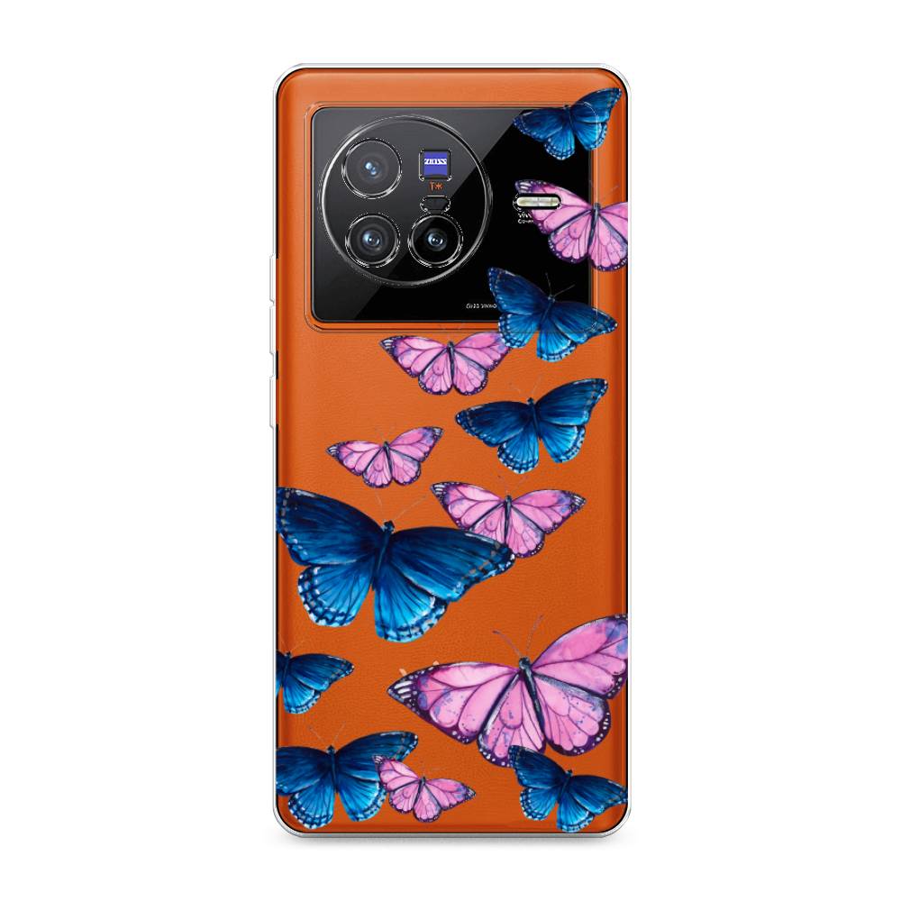 

Чехол Awog на Vivo X80 "Полет бабочек", Разноцветный, 266550-2