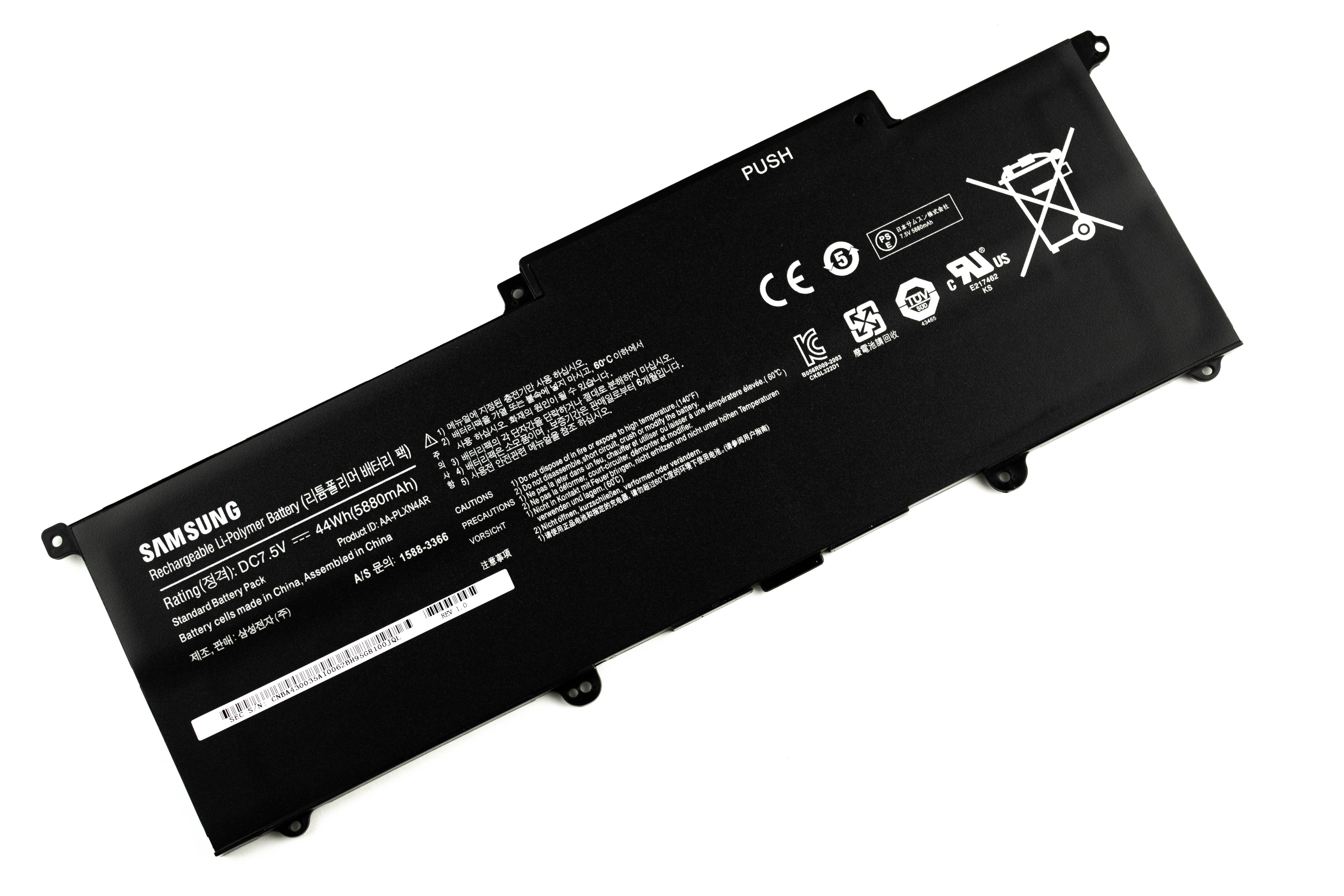 

Аккумулятор для ноутбука Samsung NP900X3D ORG (7.6V 5880mAh) AA-PLXN4AR