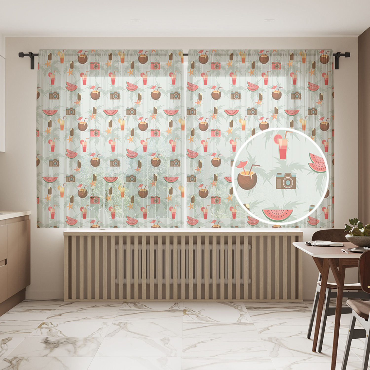 

Фототюль JoyArty "Моменты вечеринки", 145x180см (2 полотна со шторной лентой + 50 крючков), Моменты вечеринки