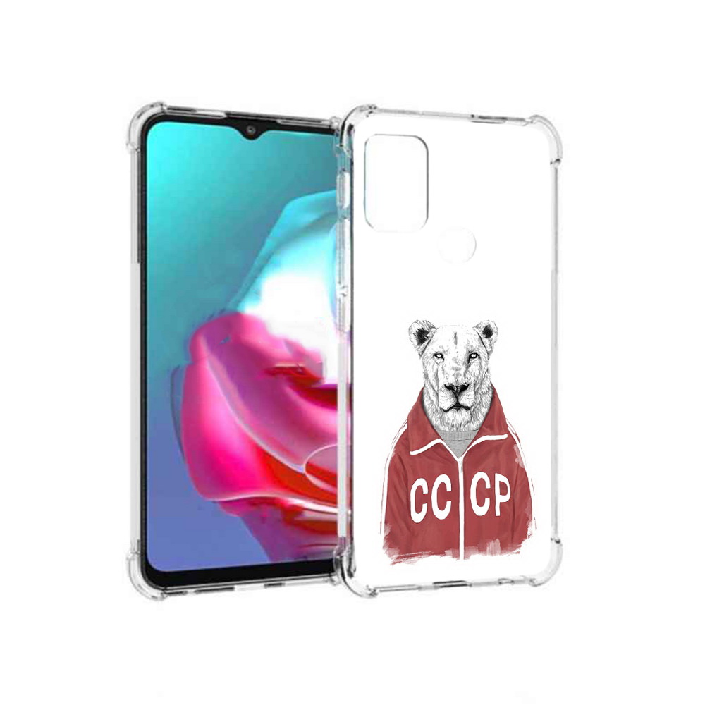 

Чехол MyPads Tocco для Motorola Moto G львица ссср (PT227061.346.450), Прозрачный, Tocco