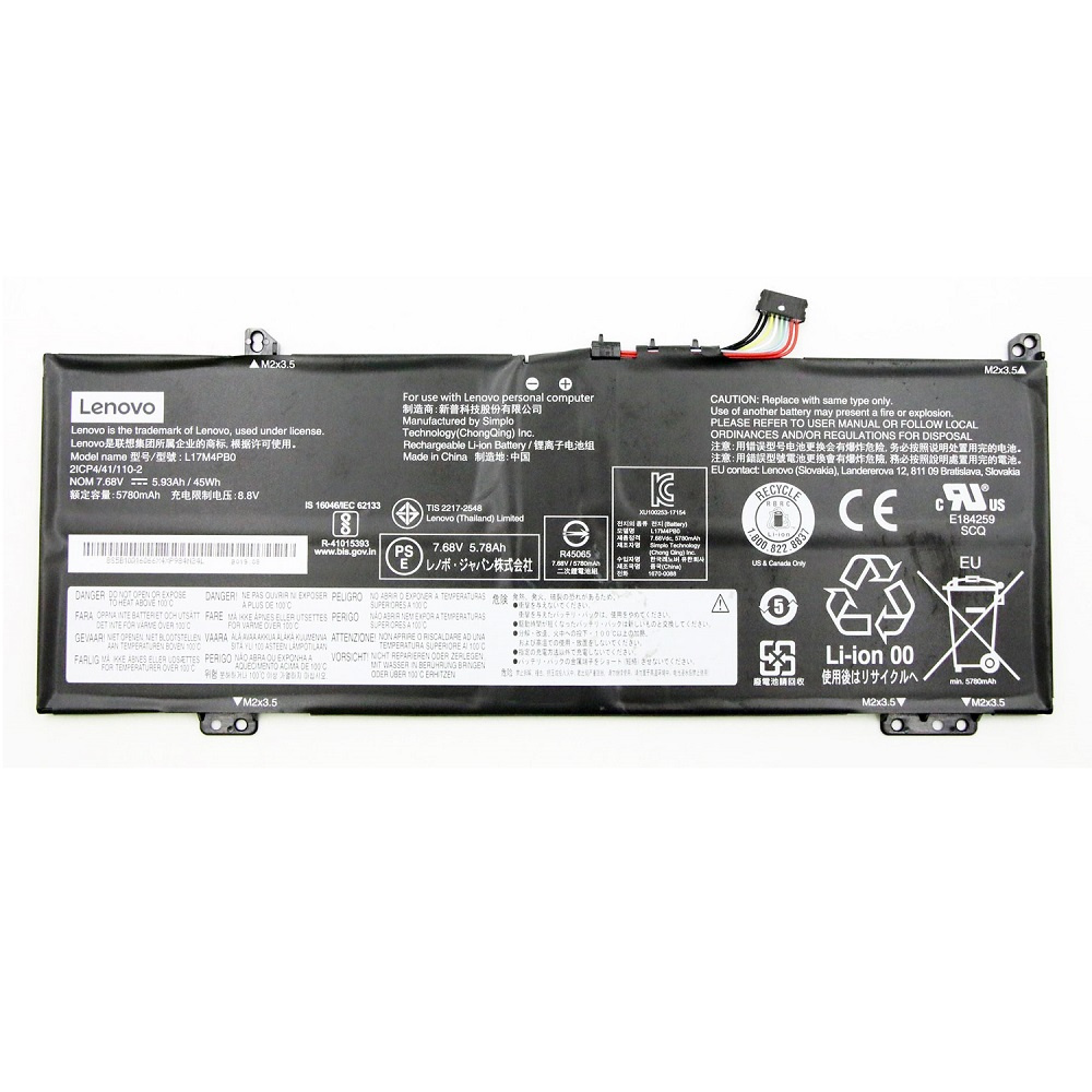 

Аккумулятор для ноутбука Lenovo 530S-14IKB ORG (7.68V 5730mAh) L17C4PB0