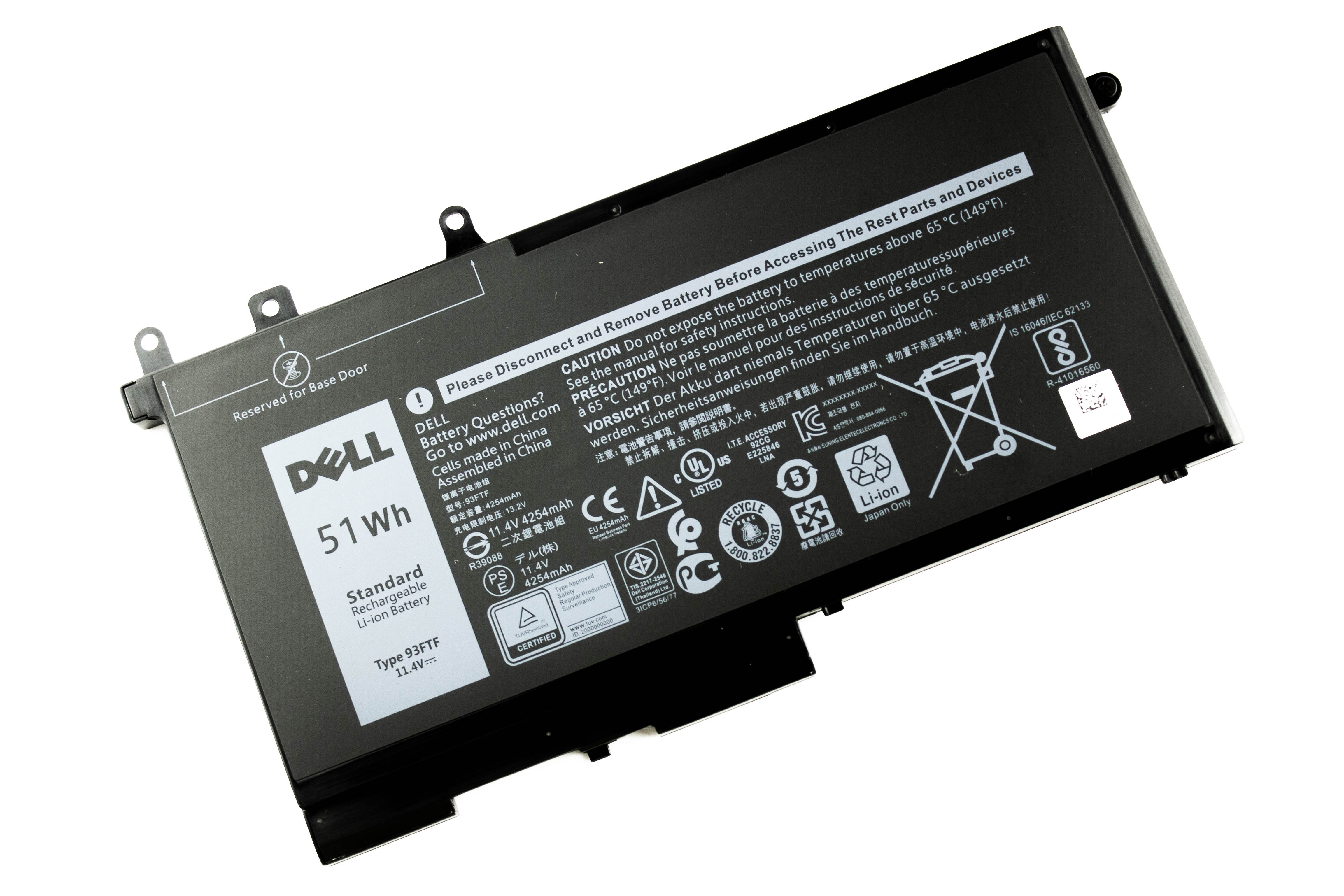 

Аккумулятор для ноутбука Dell 5280 5490 (11.4V 4254mAh) ORG 4YFVG 93FTF