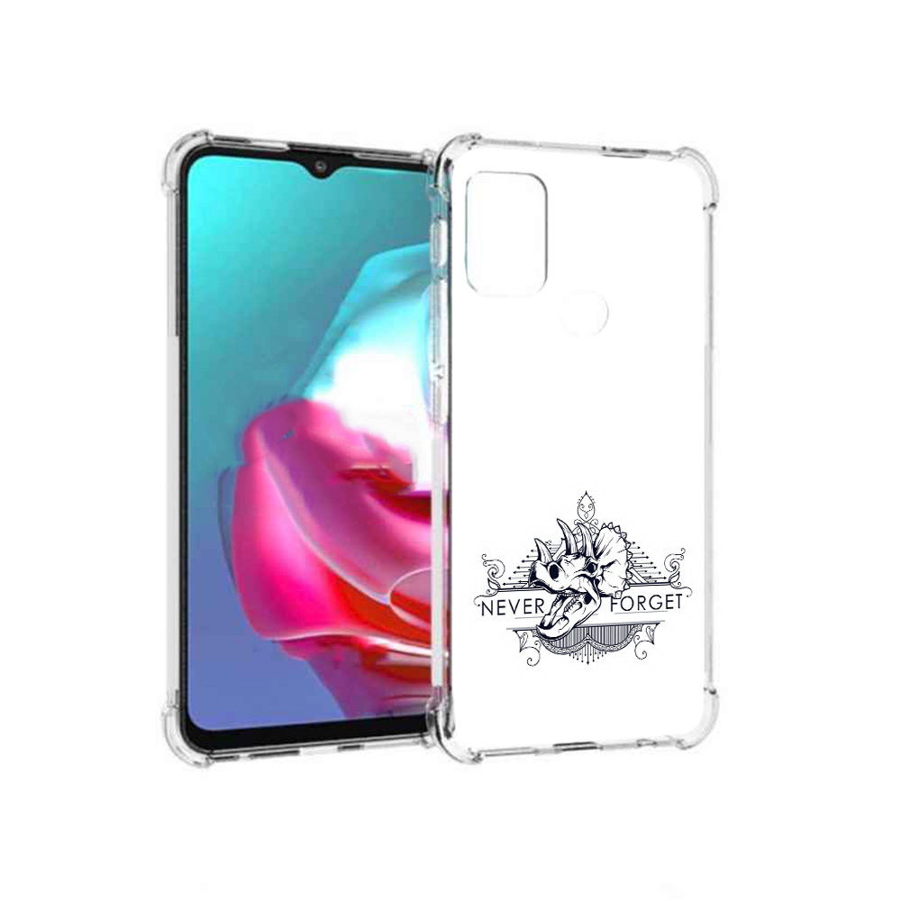 

Чехол MyPads Tocco для Motorola Moto G логотип носорога никогда не забуду, Прозрачный, Tocco