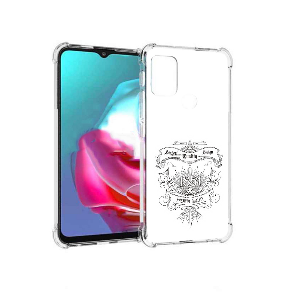 

Чехол MyPads Tocco для Motorola Moto G логотип 1851 год (PT227061.346.444), Прозрачный, Tocco