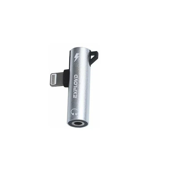 

Переходник EXPLOYD EX-AD-757 Jack 3,5mm - 8 Pin Classic, серебристый, EX-AD-757