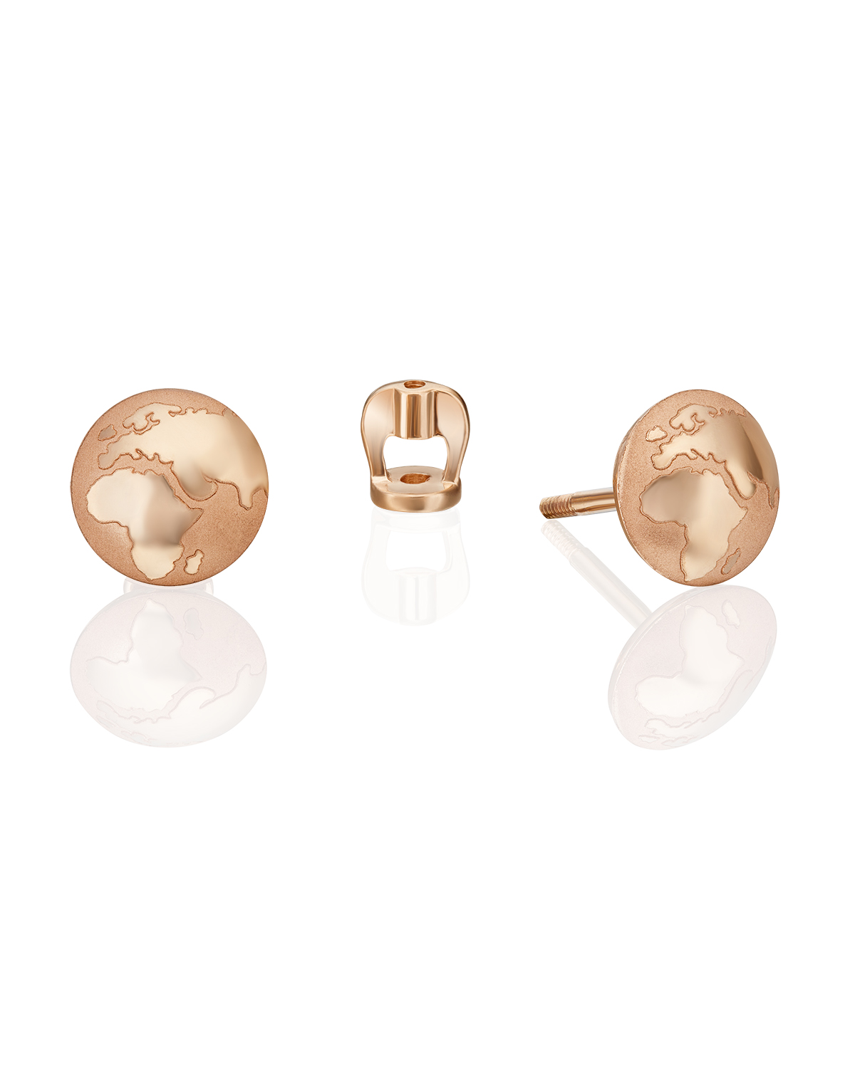 

Серьги пусеты из красного золота PLATINA jewelry 02-4886-00, 02-4886-00