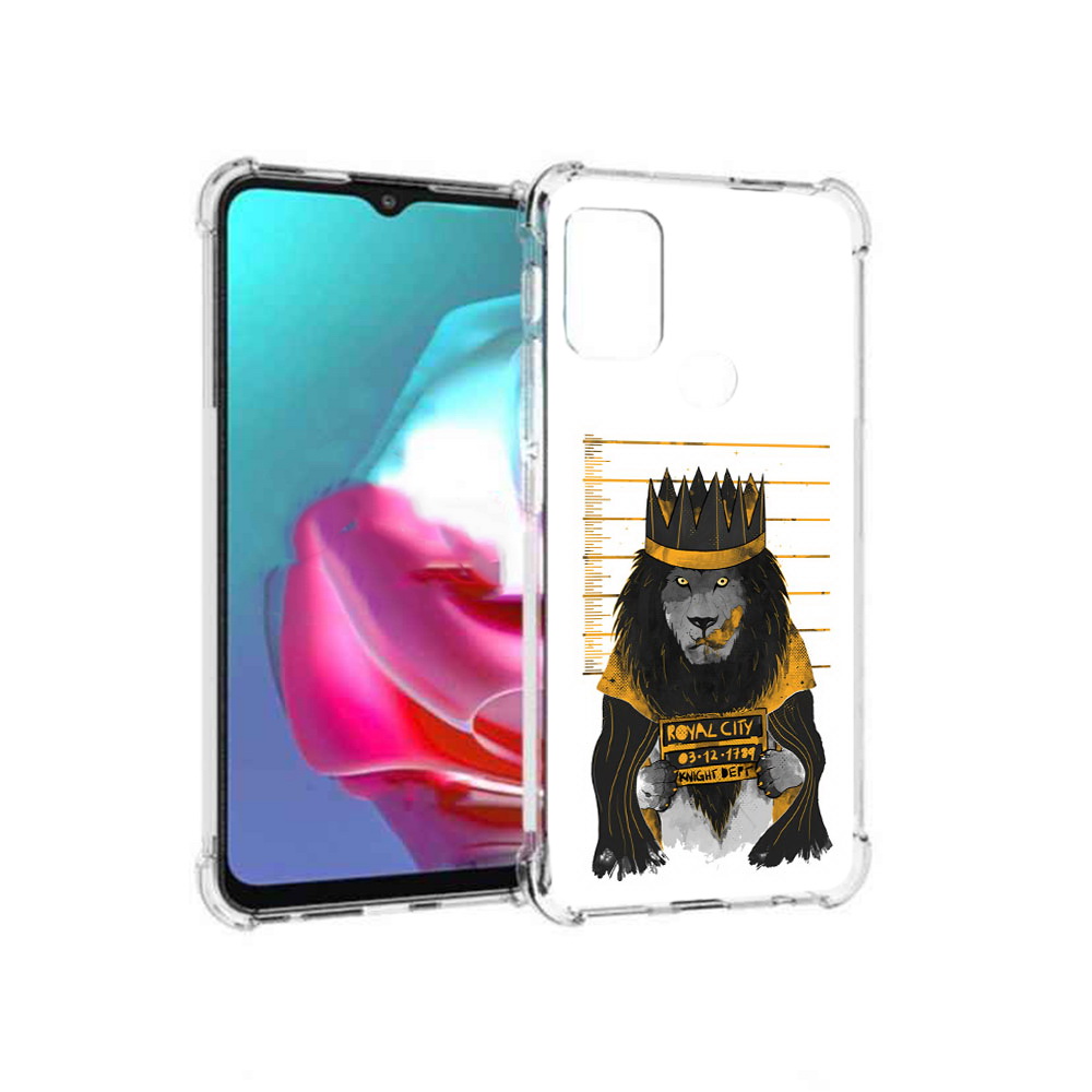 

Чехол MyPads Tocco для Motorola Moto G лев в законе (PT227061.346.435), Прозрачный, Tocco