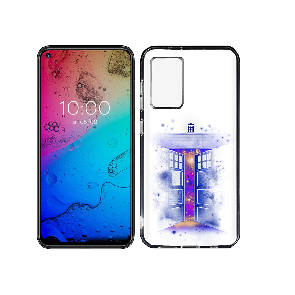 

Чехол MyPads Tocco для BQ Aurora фиолетовый уголок абстракция, Прозрачный, Tocco