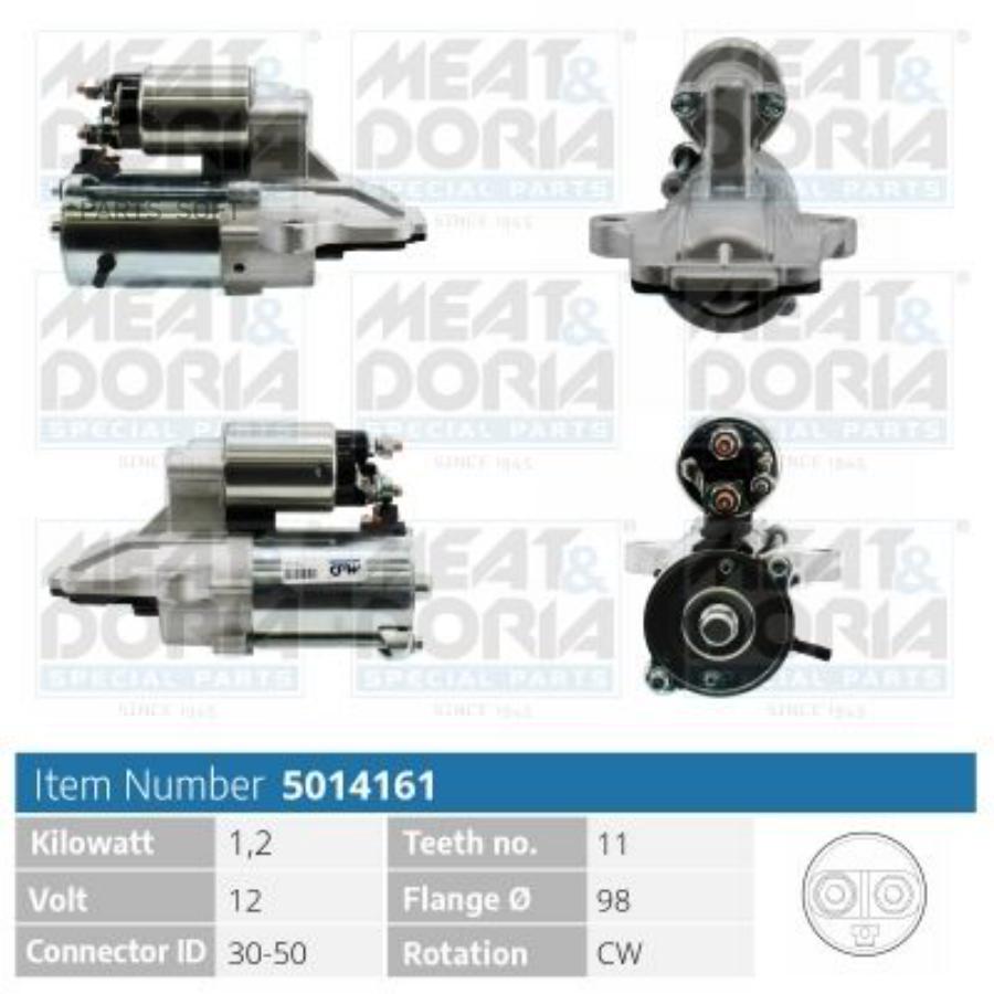 

Стартер 12V 1,2KW Ford C-Max (DM2), Volvo C30 (533)