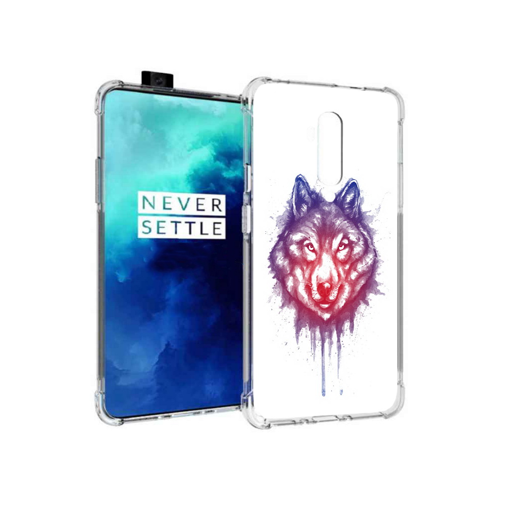 

Чехол MyPads Tocco для OnePlus 7T Pro пушистый волк (PT139735.142.561), Прозрачный, Tocco