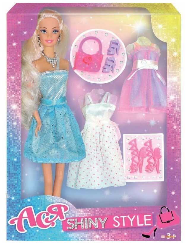

Набор с куклой ася блестящий выход 28 см дизайн 1 Toys Lab 35065