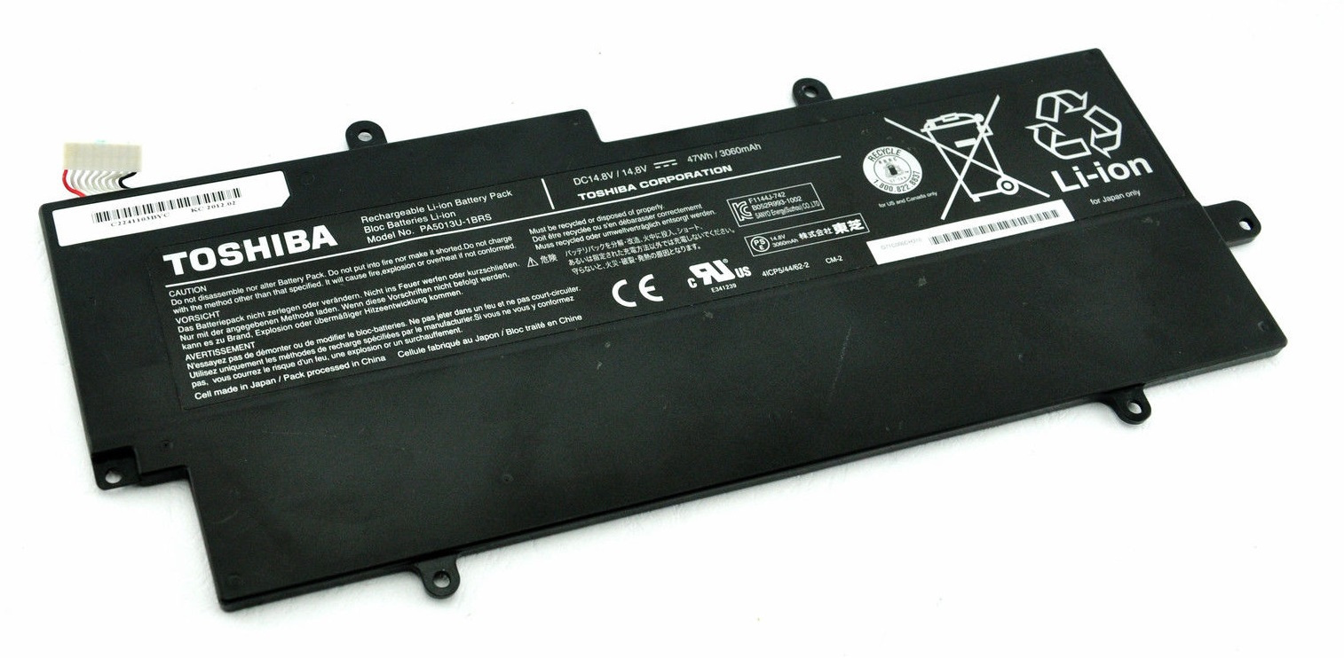 

Аккумулятор для ноутбука Toshiba Z830 Z930 ORG (14.8V 47Wh) PA5013U-1BRS