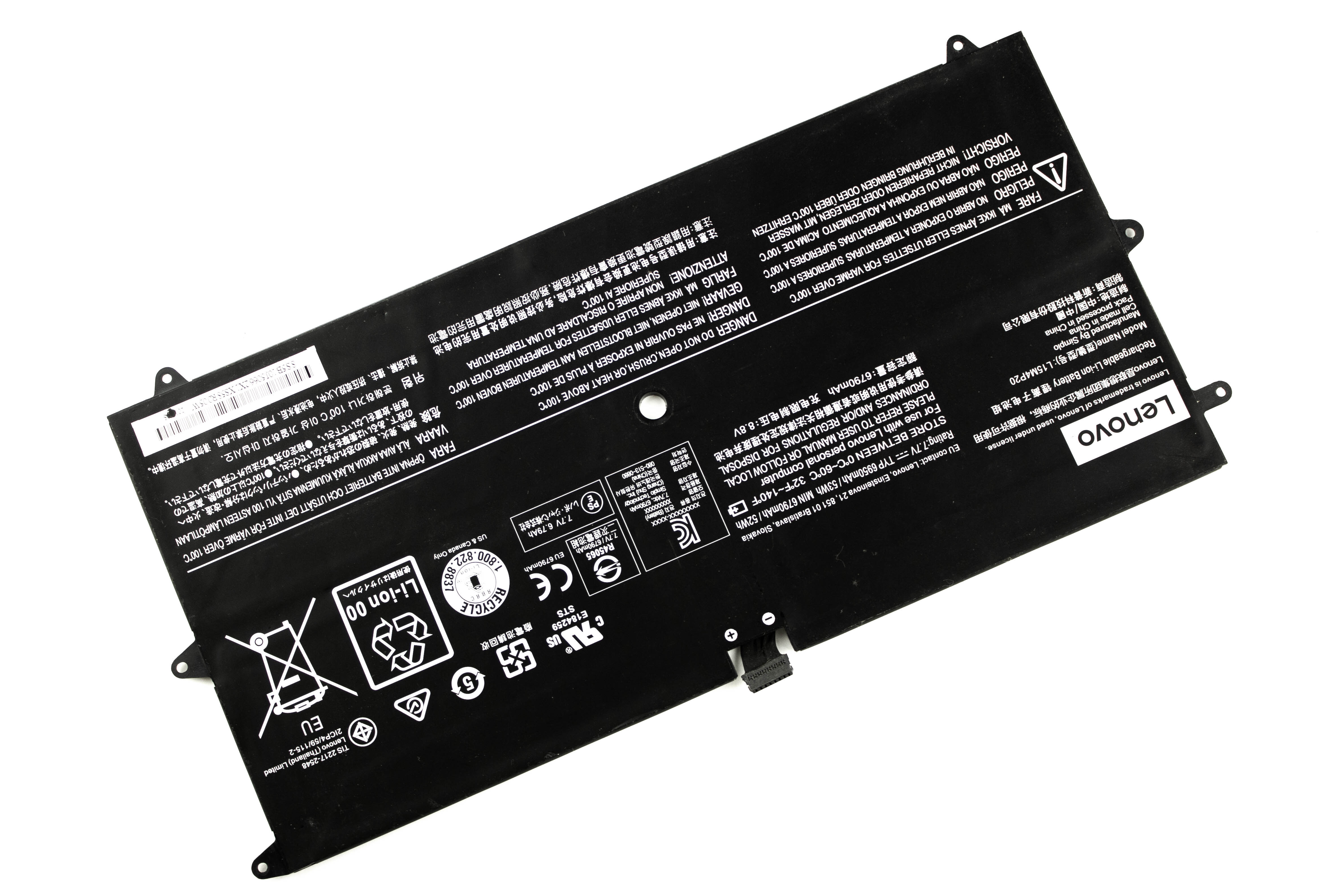 

Аккумулятор для ноутбука Lenovo 900S-12ISK (7.7V 6790mAh) ORG L15M4P20