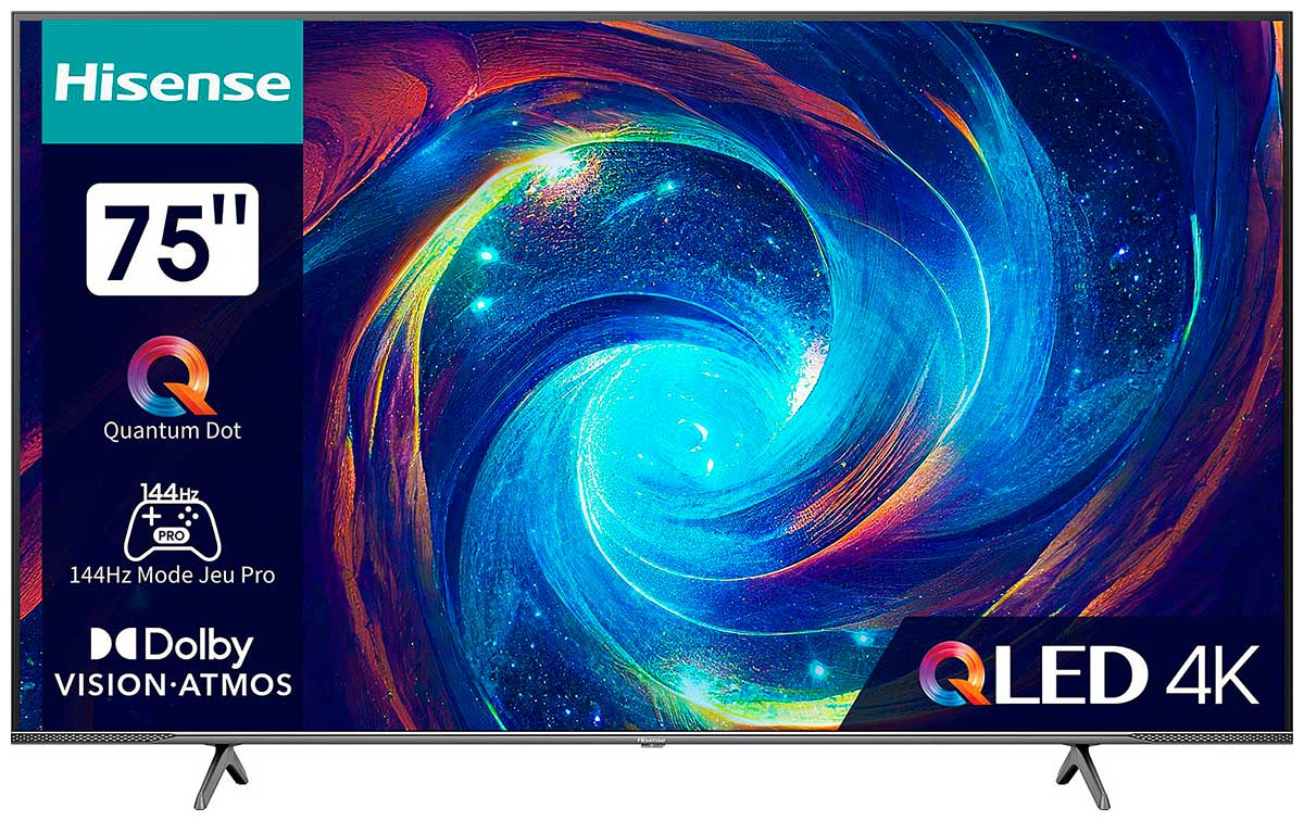 

Телевизор Hisense 75E7KQ Pro, 75"(190 см), UHD 4K, Серый, 75E7KQ Pro