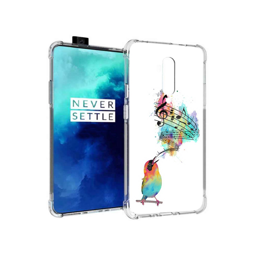 

Чехол MyPads Tocco для OnePlus 7T Pro певчая птичка (PT139735.142.536), Прозрачный, Tocco