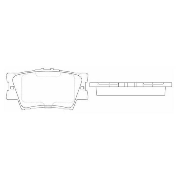 

Колодки тормозные FIT FP1212