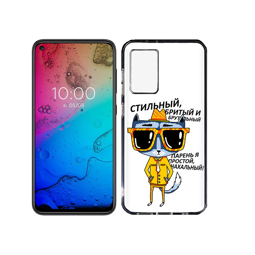 

Чехол MyPads Tocco для BQ Aurora стильный кот, Прозрачный, Tocco