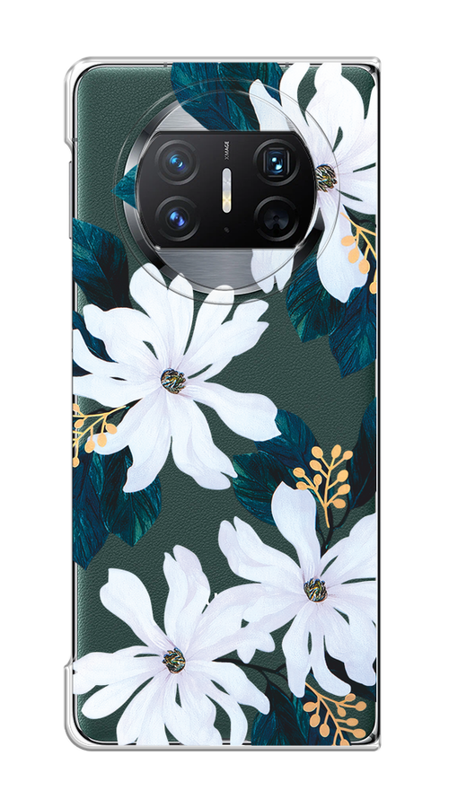 

Чехол на Huawei Mate X3 "Delilah Flower", Зеленый;белый, 6122450-1
