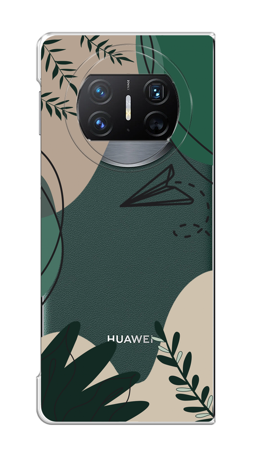 

Чехол на Huawei Mate X3 "Secret Garden", Зеленый;бежевый;черный, 6122450-1
