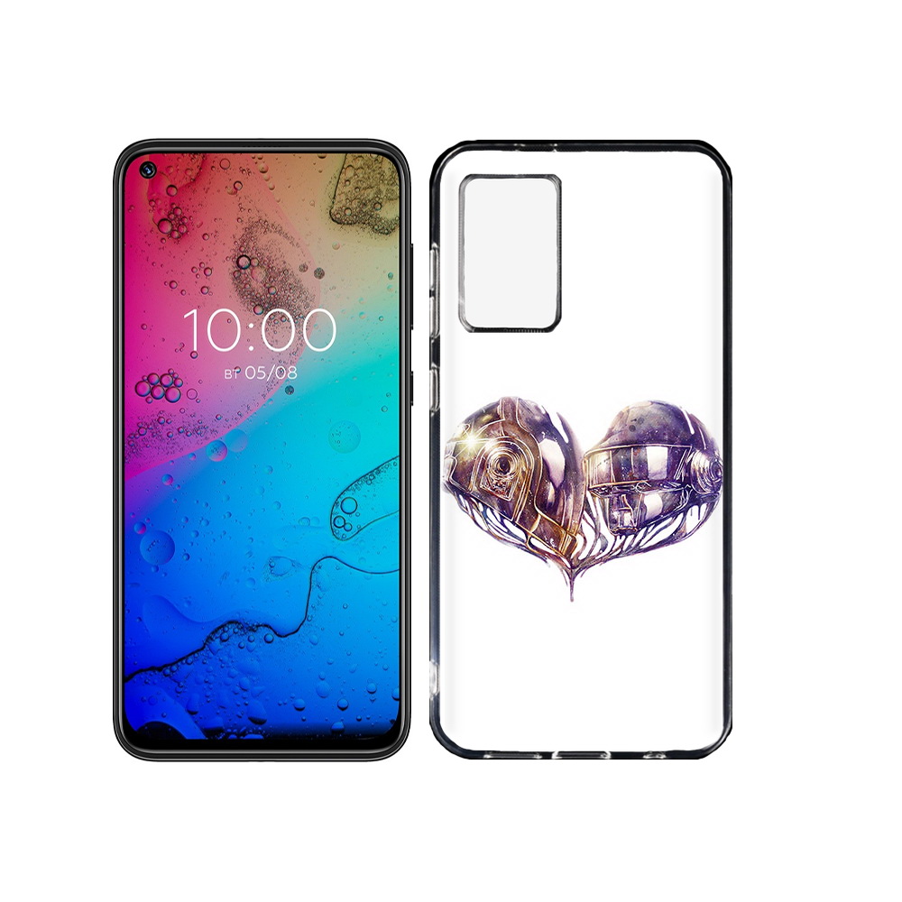 

Чехол MyPads Tocco для BQ Aurora сердце абстракция, Прозрачный, Tocco
