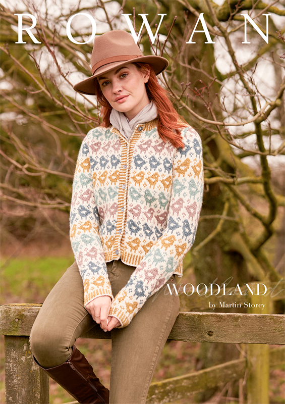 

Брошюра Rowan Woodland, дизайнер Martin Storey, 9 моделей, на английском языке, ZB345
