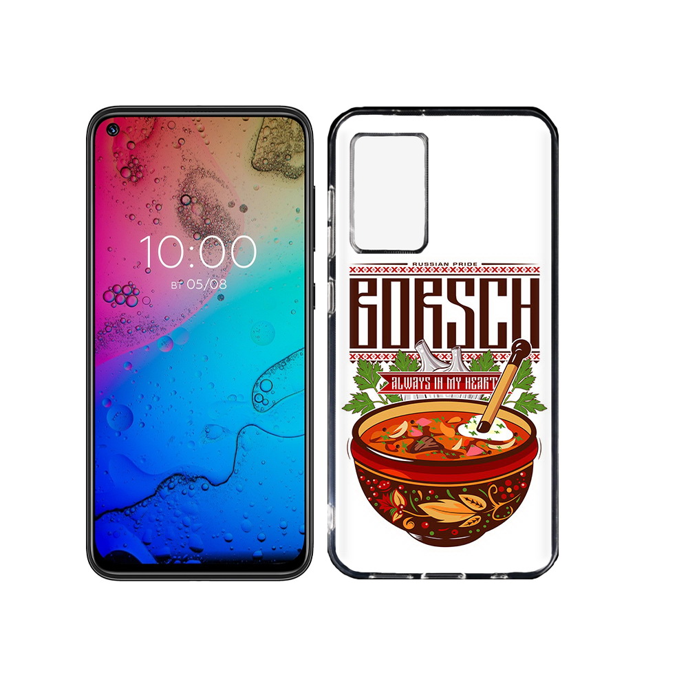 

Чехол MyPads Tocco для BQ Aurora русский борщ, Прозрачный, Tocco
