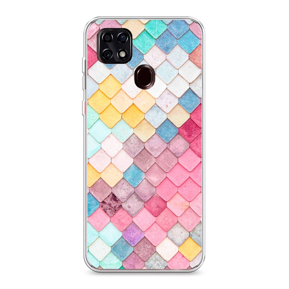 

Чехол Awog на ZTE Blade 20 Smart / ЗТЕ Блэйд 20 Smart "Нежные ромбики", Разноцветный, 133550-4