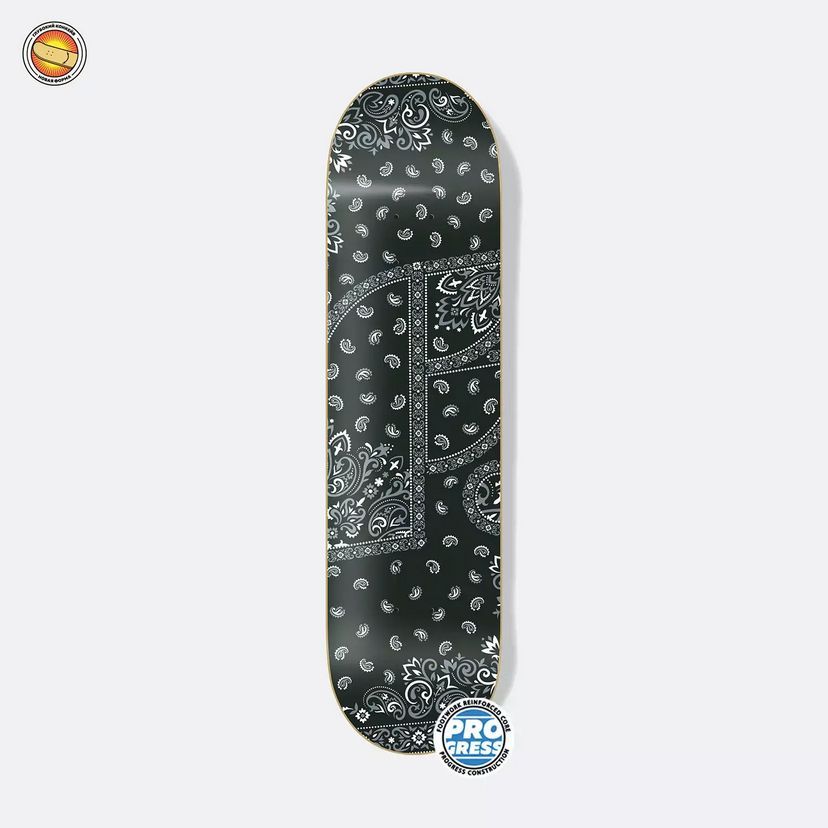 

Дека Footwork PROGRESS Paisley Black ss23 (8.125), Черный;фиолетовый, Paisley
