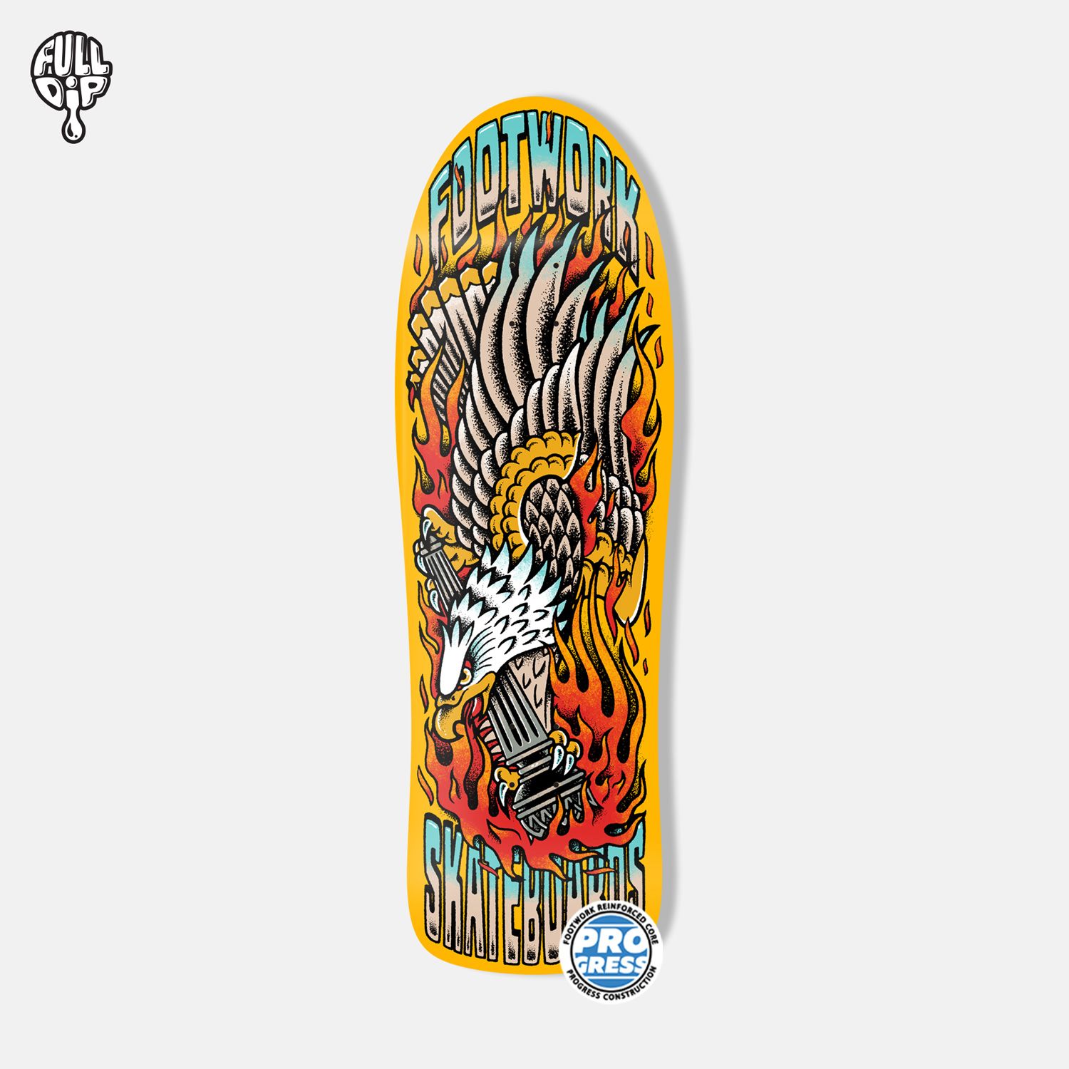 

Дека Footwork PROGRESS EAGLE ss23 (10), Желтый;черный;зеленый, Eagle