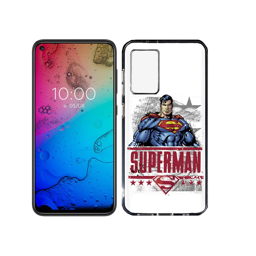 

Чехол MyPads Tocco для BQ Aurora рисунок супермен, Прозрачный, Tocco
