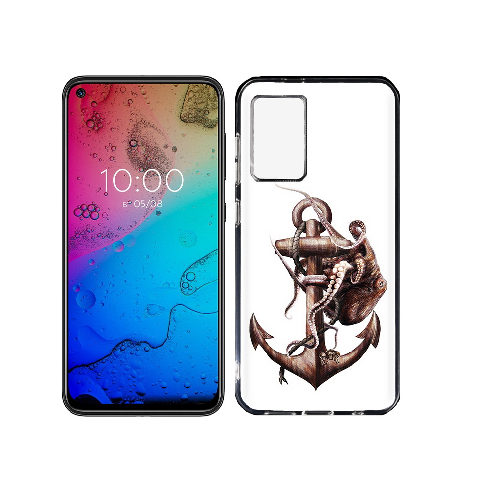 

Чехол MyPads Tocco для BQ Aurora ржавый якорь, Прозрачный, Tocco