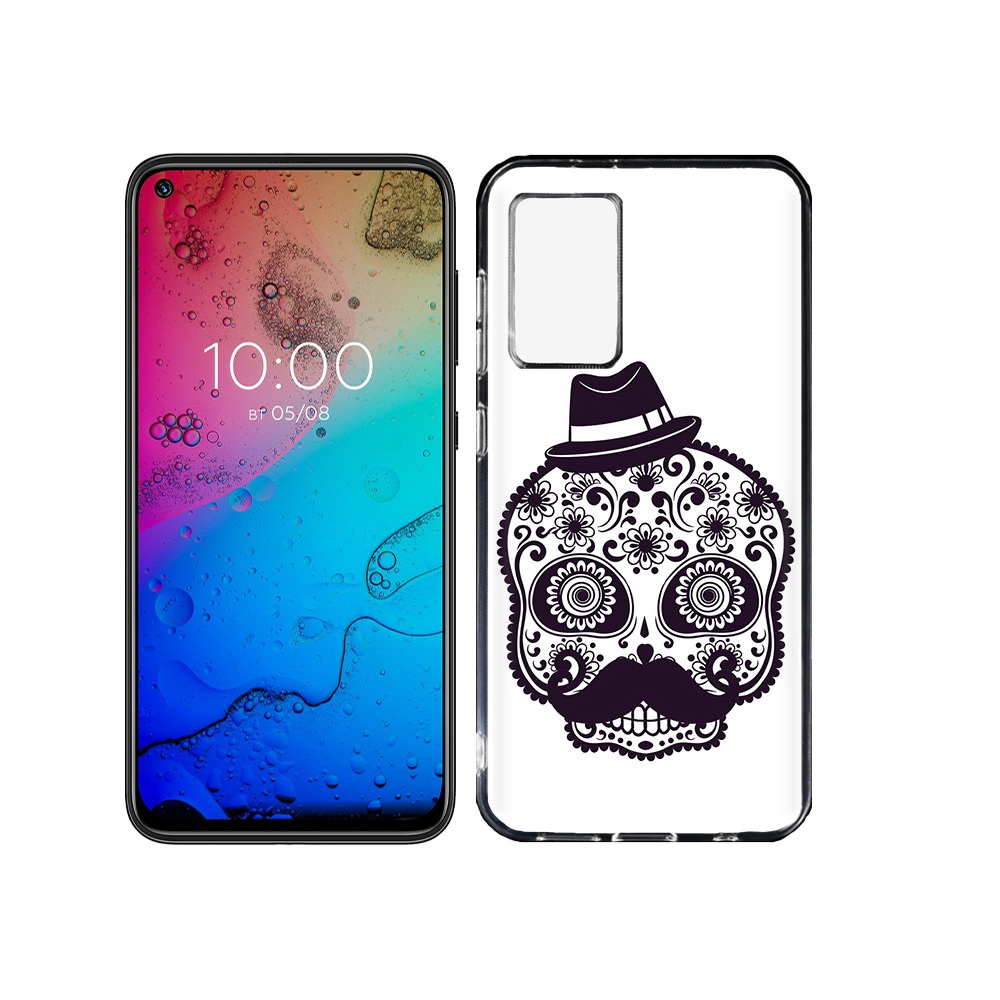 

Чехол MyPads Tocco для BQ Aurora разрисованный скелет, Прозрачный, Tocco