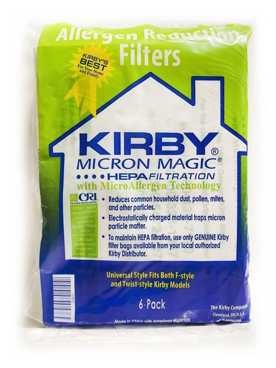 Пылесборник Kirby 3kit пылесборник для пылесоса kirby micron magic allergen reduction filters 6 шт