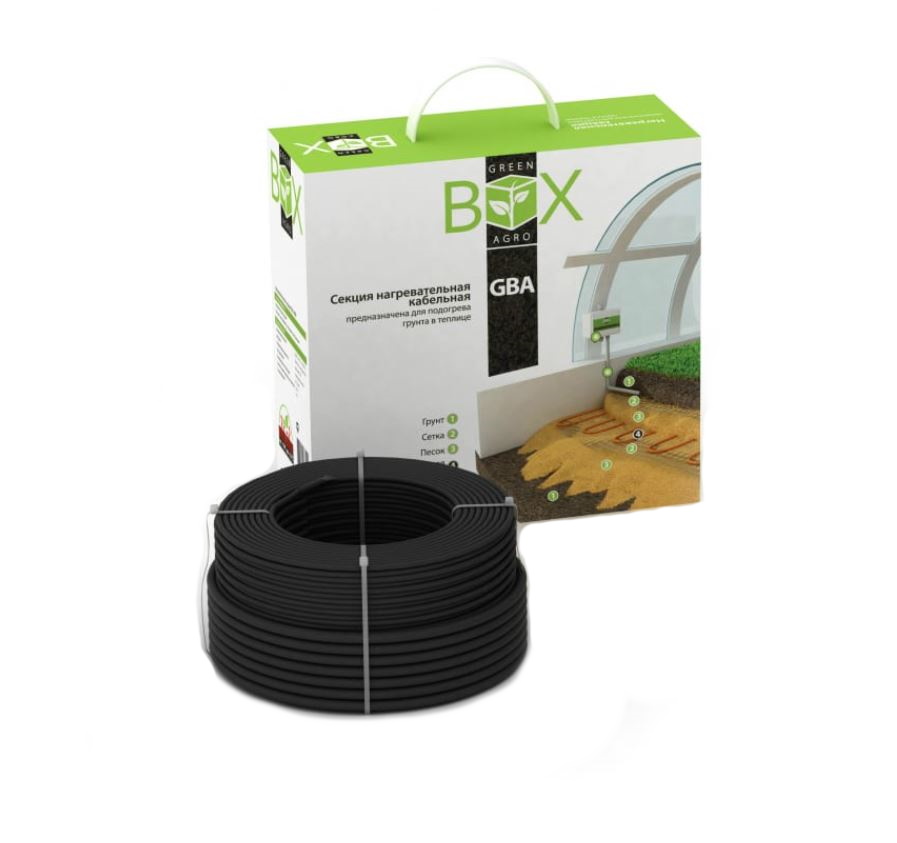 

ОБОГРЕВ ГРУНТА Комплект "GREEN BOX AGRO" 14GBA-500 - 5 кв.м., 14GBA-500