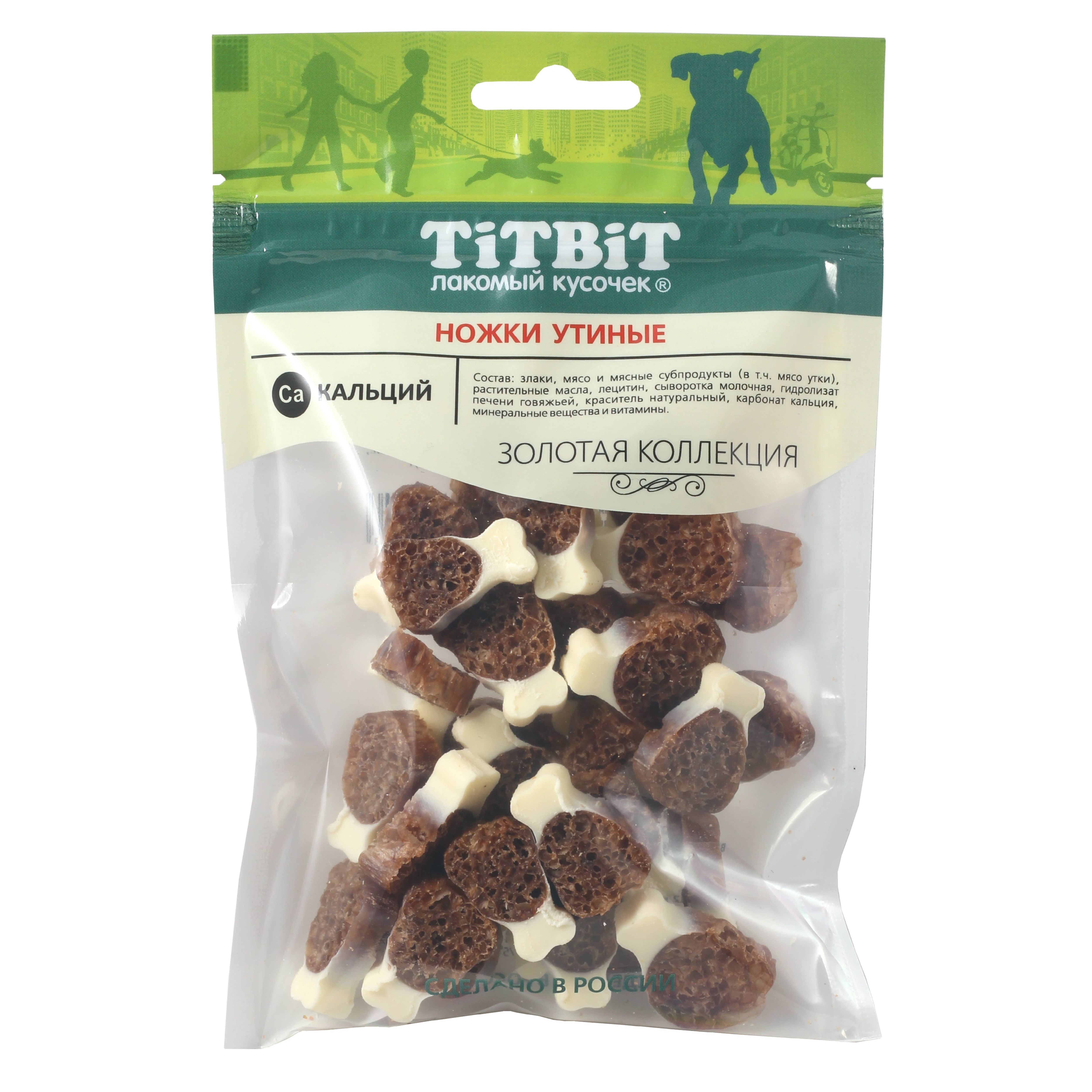 

Лакомство для собак TiTBiT Ножки утиные 55г